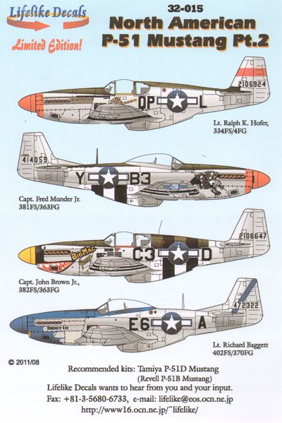 North American P51 Mustang Part 2 LD32-015
