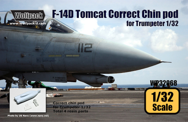 F14D Tomcat Correct Chin Pod (Trumpeter) WP32068
