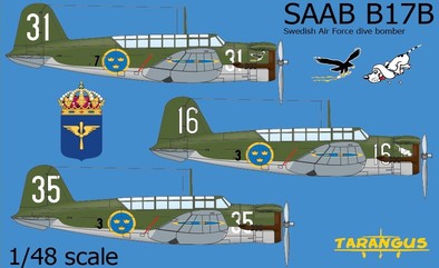 Saab B17B, Swedish Air force Dive Bomber TA4810