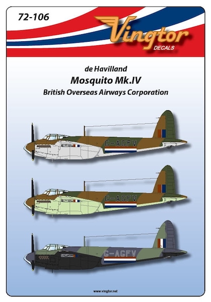 De Havilland Mosquito Mk.IV, BOAC 72-106
