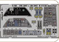Detailset F111E Interior Self Adhesive (HobbyBoss) E49-507