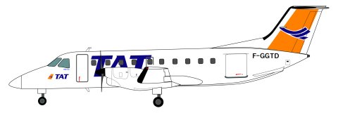 Embraer EMB120 Brasilia (TAT) FR14102