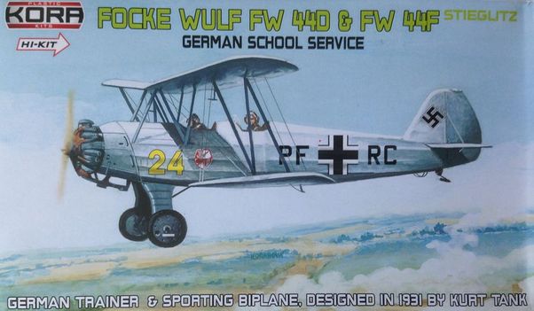 Focke Wulf Fw44D & Fw44F Stiegiltz (German school service) KPK72050