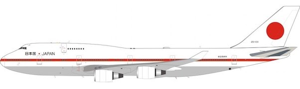 B747-400 (Japan Air Self-Defence Force) 20-1101 With Stand LH2207