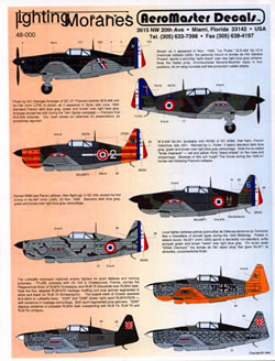 Fighting Moranes Part 2 (Luftwaffe, FAF, Croat AF) AMD48-455