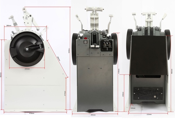 B737 TQ Throttle Quadrant Metal Motorized Pro Version (including box for transportation) TQ METAL MOTOR-BOX