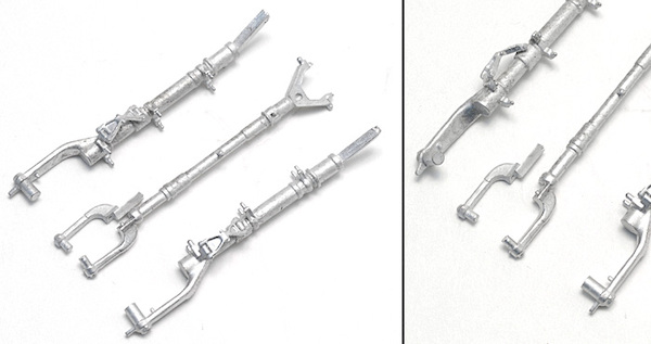 Kyushu J7W1 Shinden Landing gear legs SWS01-M04