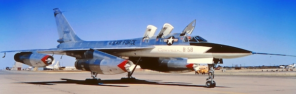 XB58 Hustler (US Air Force) 55-0660 with removable landing gear 559850