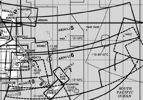 High and Low Altitude Enroute Chart Far East AS(H/L)5/6 AS(H/L)5/6