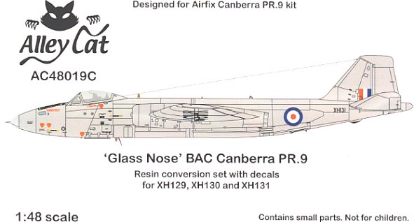 Canberra PR.9 early glass nose conversion set (Airfix) ac48019c