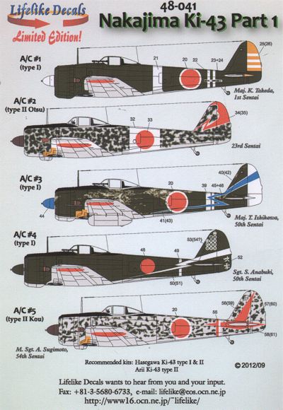 Nakajika Ki43 Hayabusa 'Oscar
