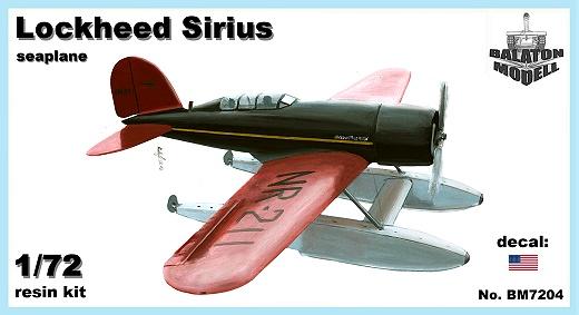 Lockheed Sirius Seaplane (Lindbergh) BM7204