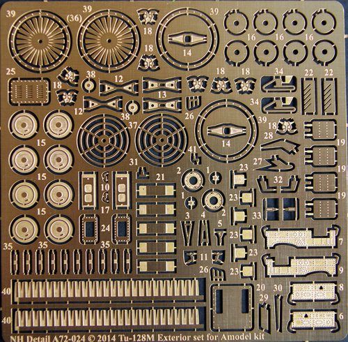 Tupolev Tu128M Exterior Detail set (A Model) A72-024