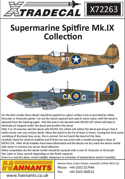 Supermarine Spitfire Mk.IXb/c/e X72263