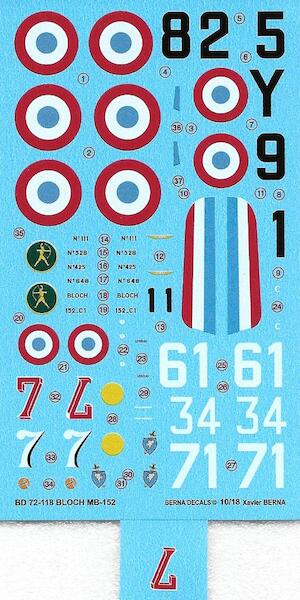 Aces on the Bloch MB152-C1 BD72-118