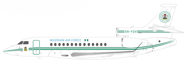 Falcon 7X Nigeria Air Force 5N-FGV 71007