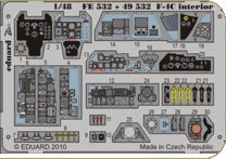Detailset F4C Phantom II Interior Self Adhesive (Hasegawa) FE532