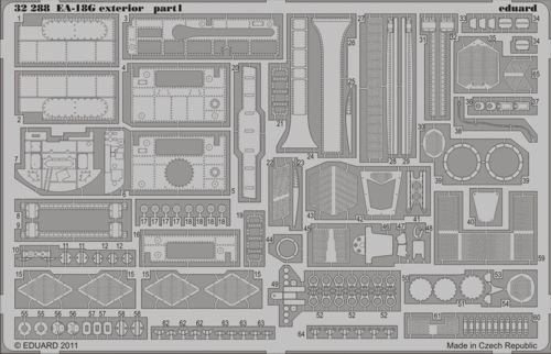 Detailset EA18G Growler Exterior (Trumpeter) E32-288