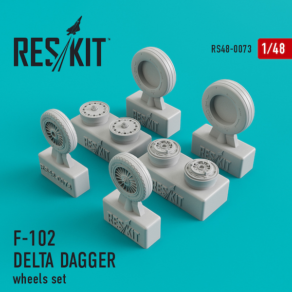 Convair F102 Delta Dagger Wheels set RS48-073