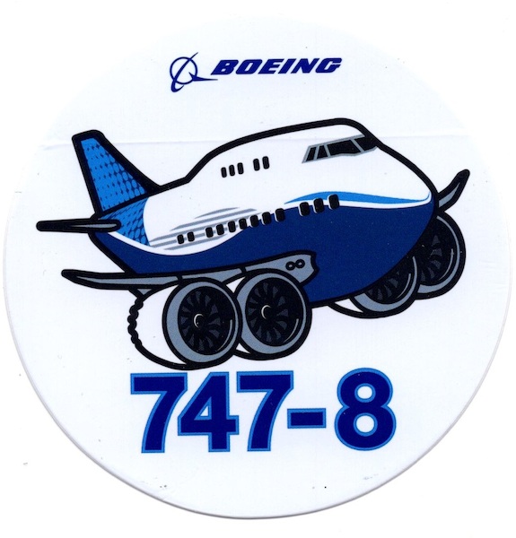 747-8 Pudgy Sticker STICK 747-8 ROUND