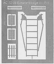 Echelle Mirage III Singleseat AC7208
