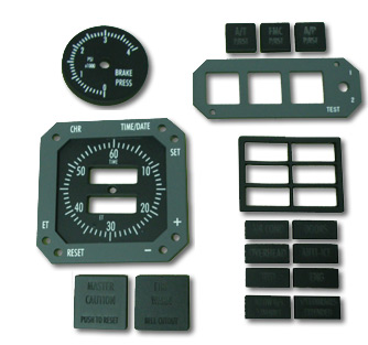 B737 First officer's annunciators P738B10