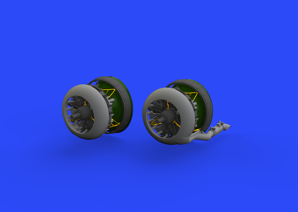 Vickers Wellington MK1a/c Engines (Airfix) E672200