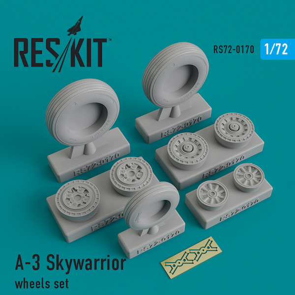 Douglas A3 Skywarrior Wheel set RS72-0170