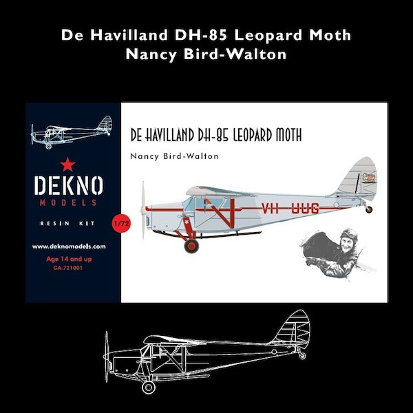 De Havilland DH-85 Leopard Moth (Nancy Bird- Walton) GA.721001