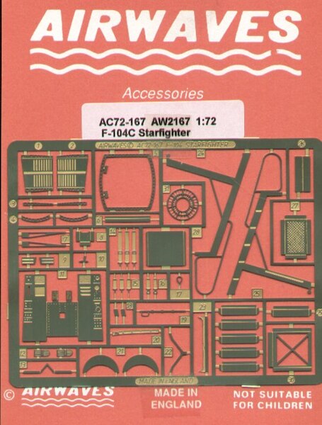 F104C Starfighter Detail set AC72167