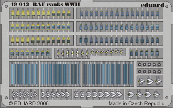 Detailset RAF Ranks WWII E49-043