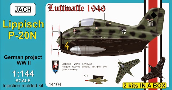 Lippisch P20N Nightfighter (2 kits included) JA44104