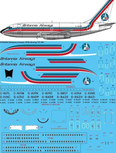 Boeing 737-200 (Britannia Airways 1970's) STS44293
