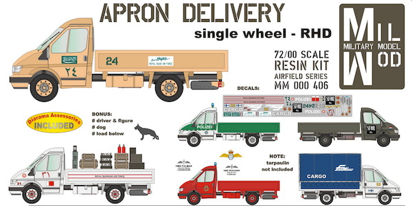 Ford Transit Apron Pick up twin wheel RHD (Saudi AF, Bahrain AF) MM000-406