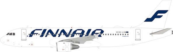 Airbus A320-214 Finnair OH-LXM With Stand JF-A320-030