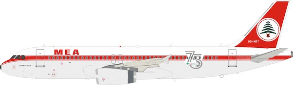 Airbus A320-200 MEA Middle East Airlines retro 70th Anniversary OD-MRT With Stand IF320ME0720