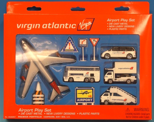 virgin atlantic toy plane