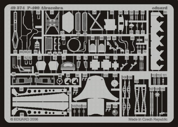Detailset P39/P400 Airacobra (Hasegawa) E49-374