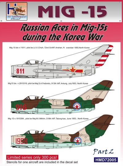 Mikoyan Mig15 Soviet aces in Korea Prt 2 HMD72005