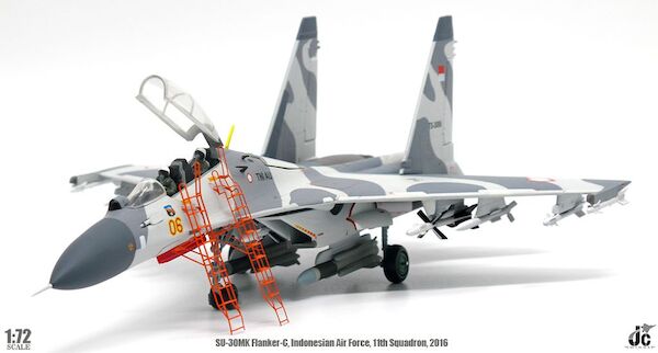 Sukhoi Su30 Flanker-C Indonesian Air Force, 11th Squadron, 2016 TS-3006 JCW-72-SU30-007