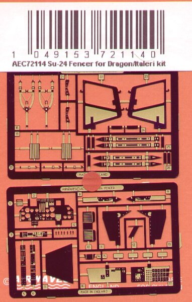 Detailset Suchoi SU24 Fencer AEC72114