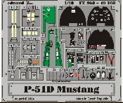 Detailset P51D Mustang (Hasegawa) FE268