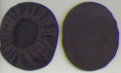 PA20L set of Cloth Earseal Covers (black) PA20L
