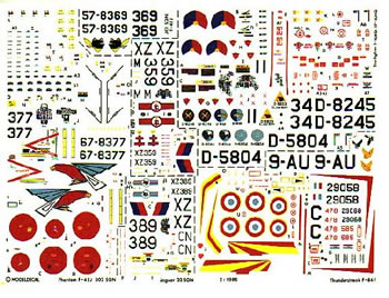 F4EJ(JASDF), Jaguar(RAF), F84F(FAF), TF104G/F104G Starfighter (KLU) SETNO43