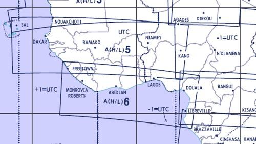 High and Low Altitude Enroute Chart Africa A(H/L)5/6