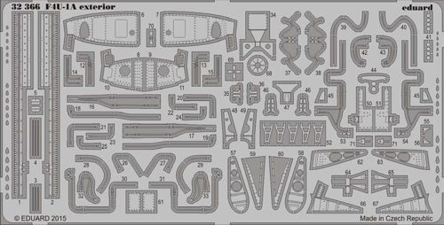 Detailset F4U-1A Corsair Exterior (Tamiya) E32-366