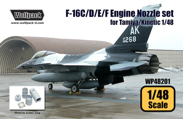 F16C/D/E/F Fighting Falcon F110 Engine Nozzle set (Tamiya/Kinetic) WP48201