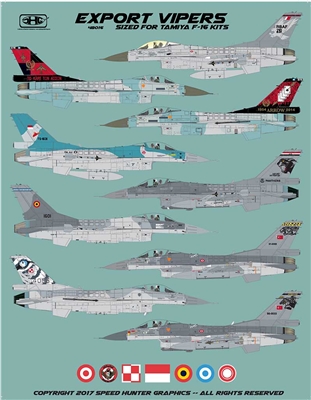 Export Vipers (Tamiya F-16) SHG48016