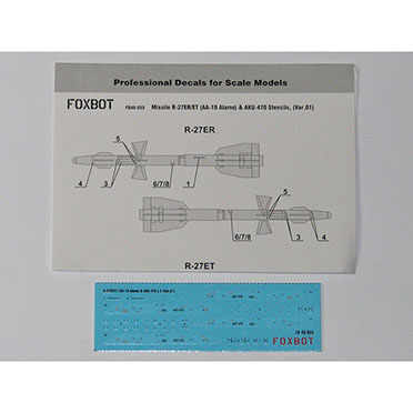 R72ER/ET (AA-10 Alamo) & AKU-470 Stencils Variation .01  FOX48-055