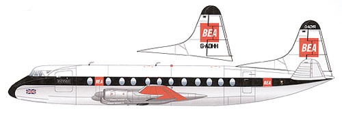 Vickers Viscount 700 (BEA) sm96-10